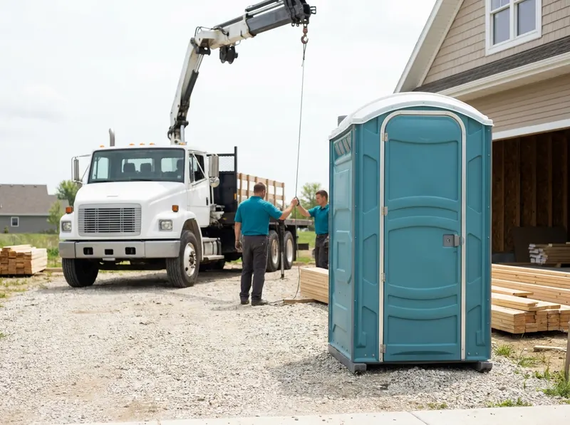 High-Rise & Crane Lift Portable Toilets in Milwaukee, WI