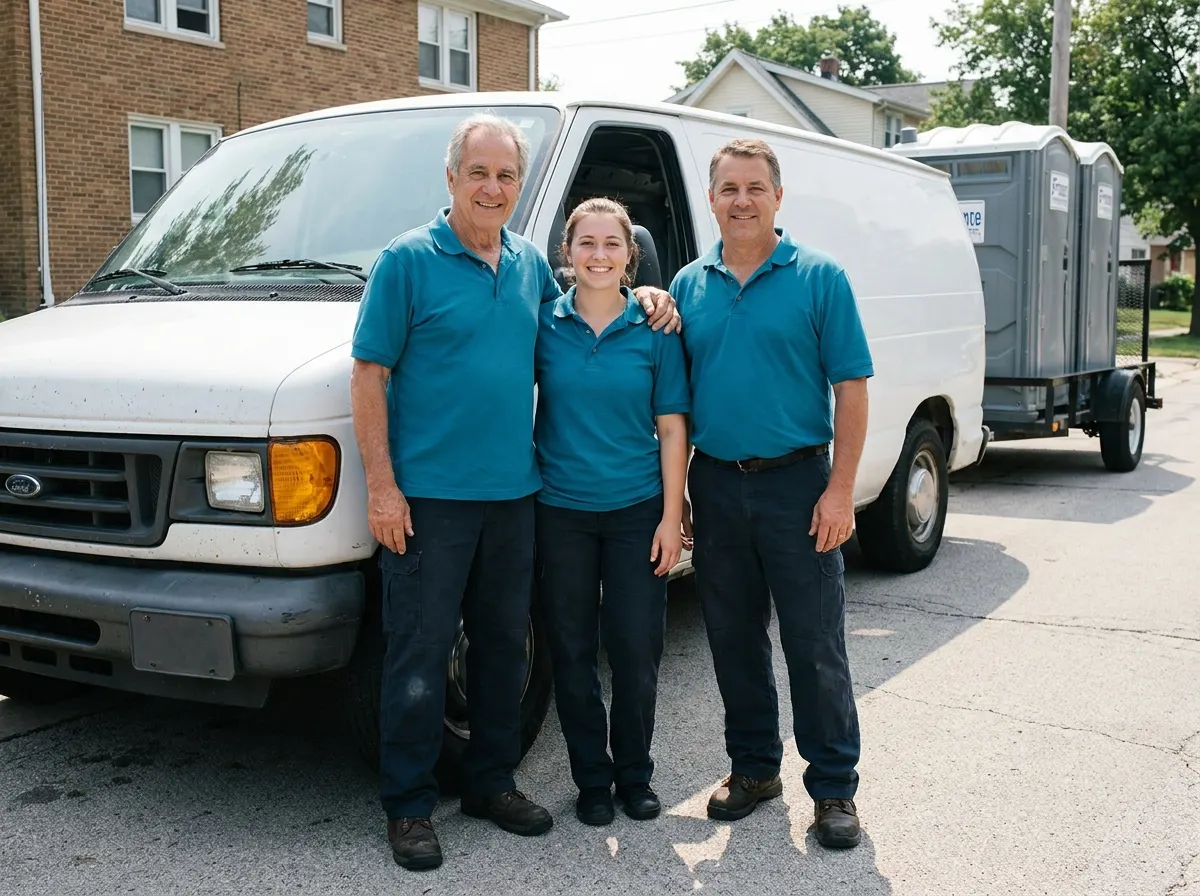Clean Space Toilet Rentals portable toilet rentals team in Milwaukee, WI