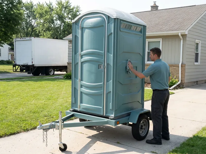 Trailer-Mounted Portable Restrooms in Milwaukee, WI